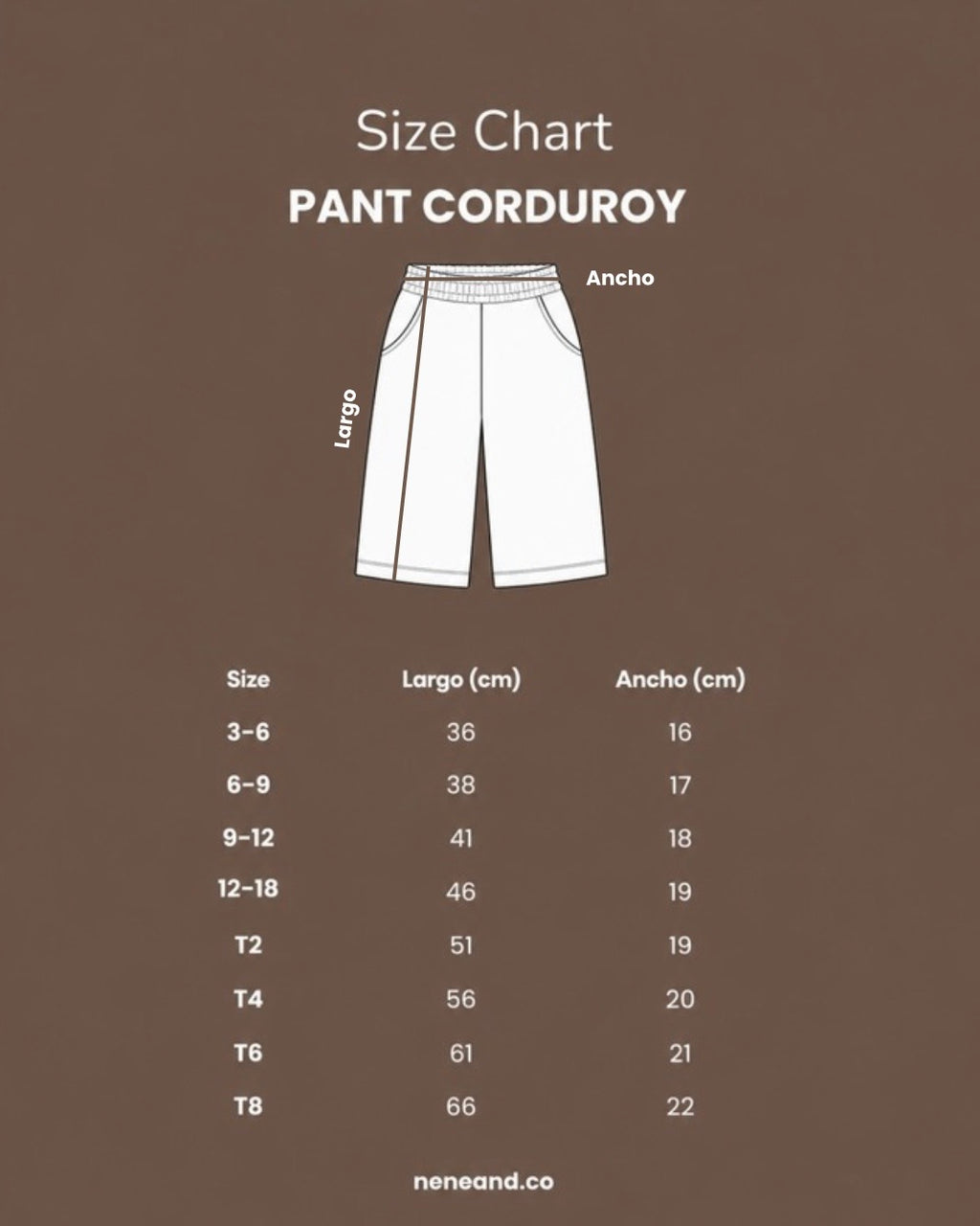 Pant corduroy