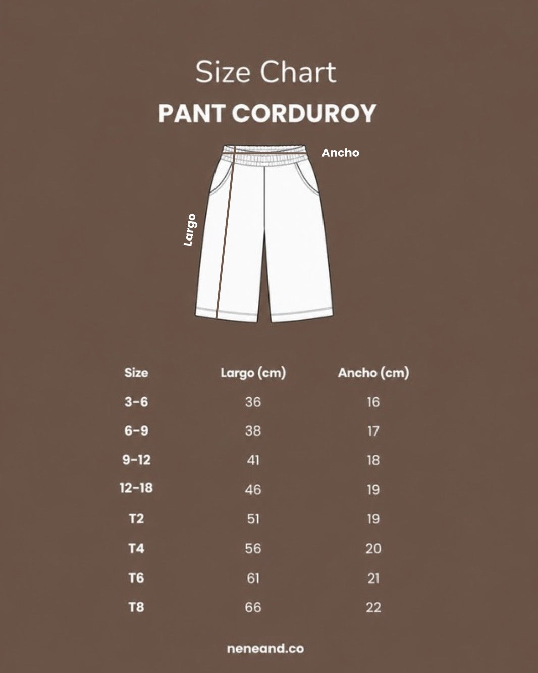 Pant corduroy